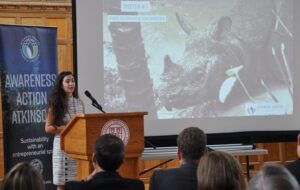Montana Stone presents at 2018 TCAM Sustainability Pitch/Poster Competition