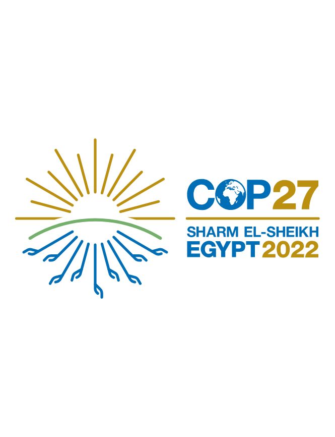 COP27 logo - tall