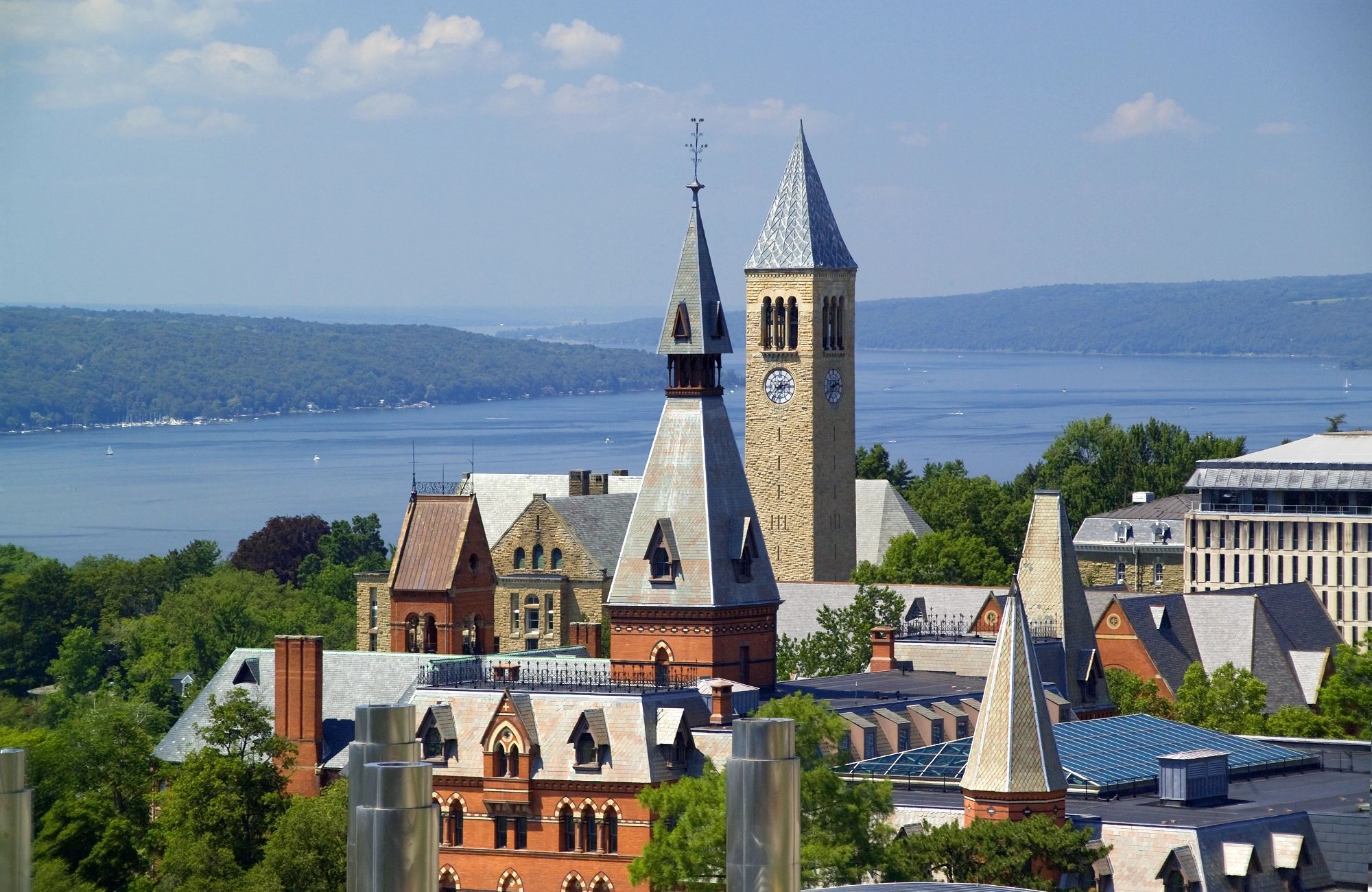 CU Campus and Cayuga Lake