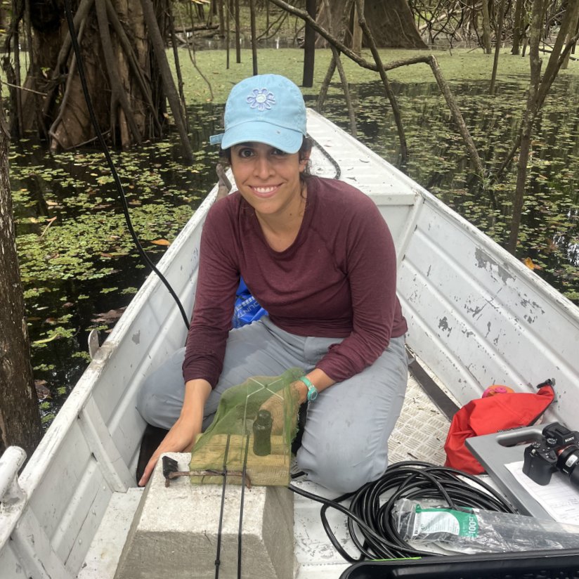 EEB Ph.D. candidate Marisol Valverde Montellano conducts research in the Brazilian Amazon 
