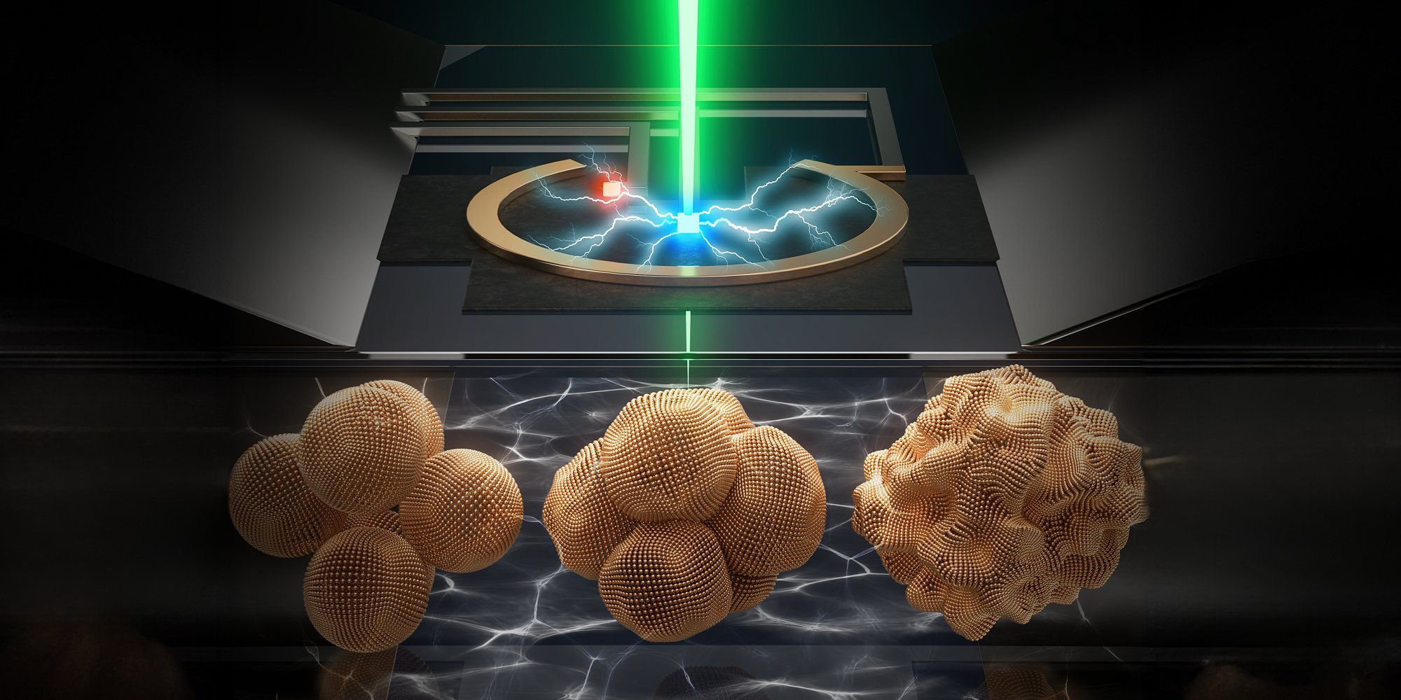 Yao Yang's illustration of Copper nanocatalysts "in action"