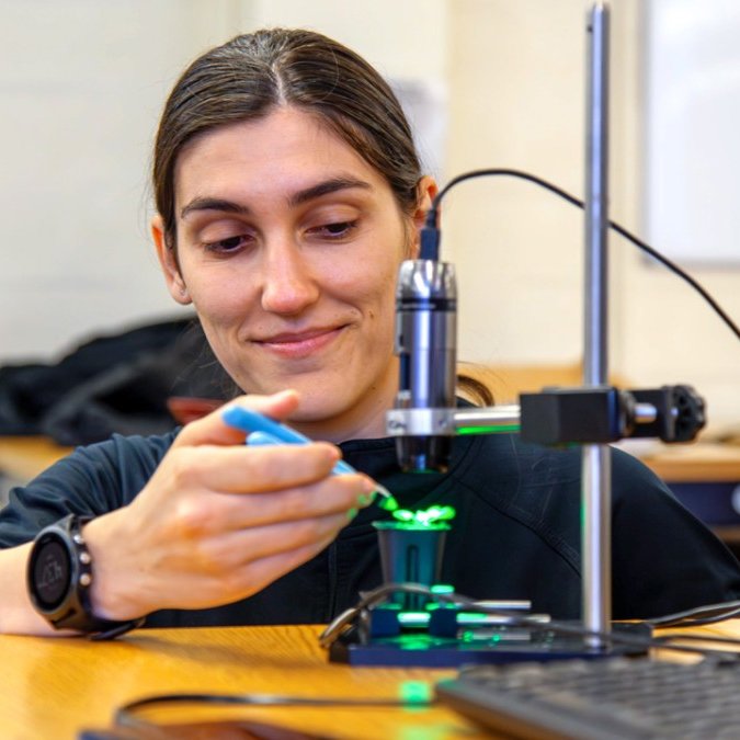 Vesna Bacheva, a postdoctoral associate in CROPPS working with Abe Stroock