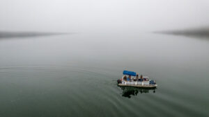 A team of scientists from Cornell, the State University of New York College of Environmental Science and Forestry and the New York State Department of Environmental Conservation took a boat out onto Seneca Lake in September to place sensors and take water samples from the lake's depths.