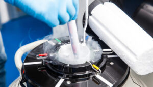 Equipment for freezing and studying embryos