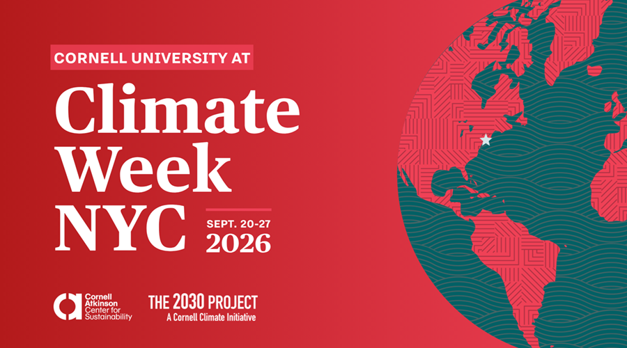 Banner image for Cornell at 2026 NYC Climate Week