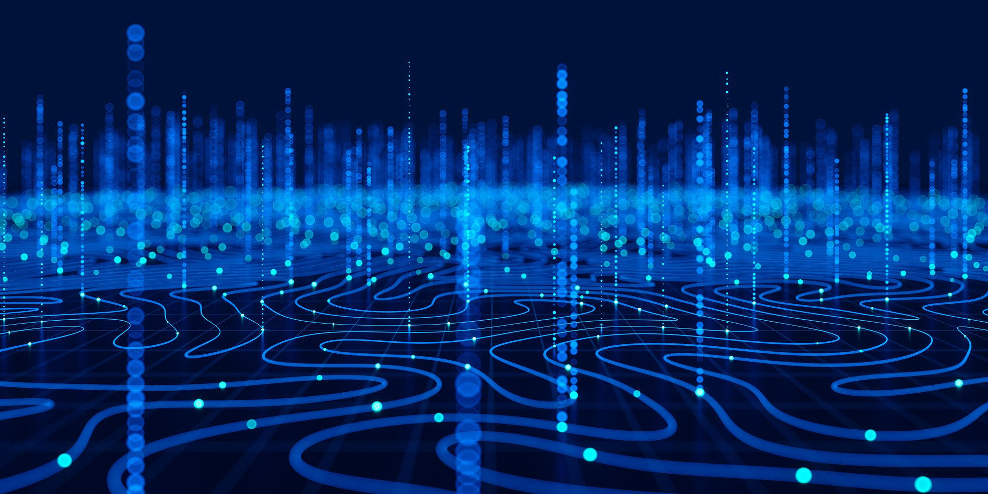Abstract illustration of neural networks and AI (iStock)